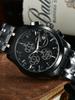 Men's Business Watch with Metal Bracelet Quartz Wristwatch