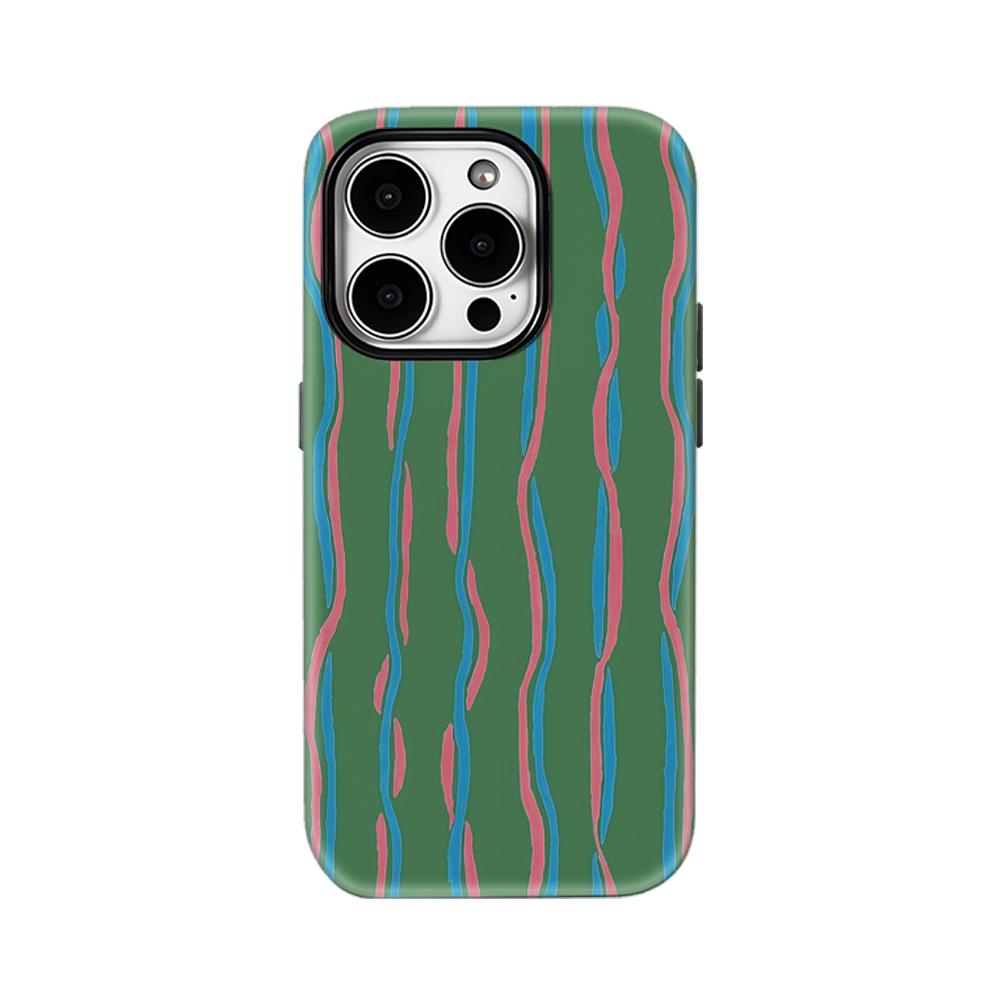 Twisted Stripes Phone Case for IPhone 17AIR 16E 16 15 14 13 12 11 17 Pro Max Plus Double-layer Back Cover