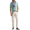 Polo Ralph Lauren Однотонная рубашка поло Slim Fit Мужские топы Зеленый MNPOKNI1N823414-300