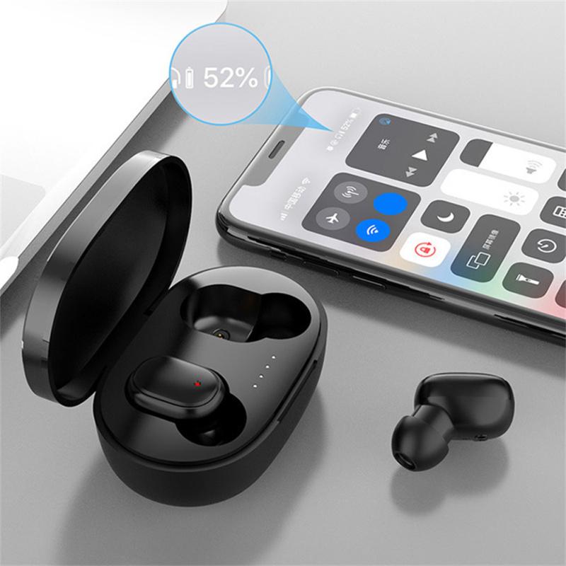 A6s Tws Наушники Беспроводная Bluetooth-совместимая гарнитура Стереофонические спортивные наушники Совместимость с