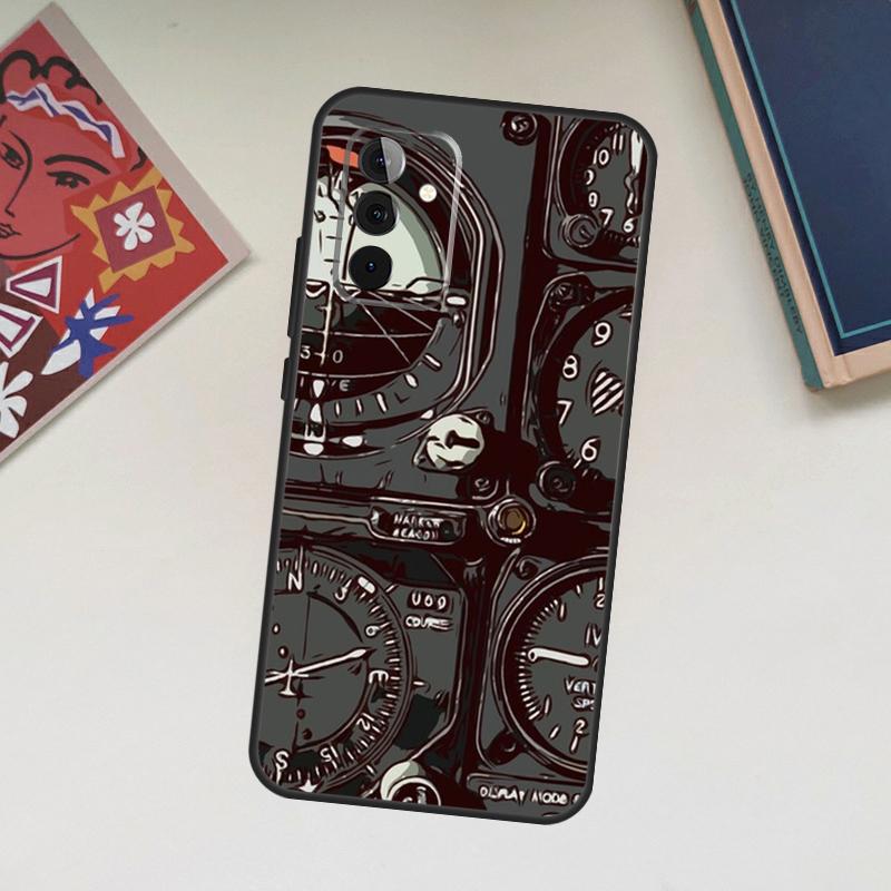 Flight Instruments Case For Samsung Galaxy A06 A16 A26 A36 A56 A55 A35 A15 A53 A32 A52 A33 A13 A14 A34 A54 A17