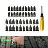 20/40Pcs Tyre Repair Kit Rubber Nails with Screwdriver, Self-Service Car Puncture Repair Kit for Motorcycles Car