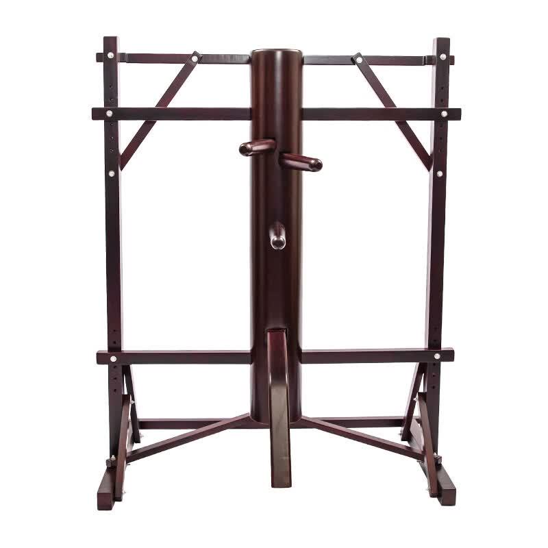 Jing Lu Fa Adjustable Mobile Wing Chun Wooden Dummy
