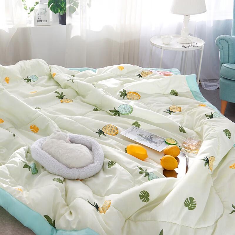 Nanjiren Washable Summer Quilt - Pineapple Pattern