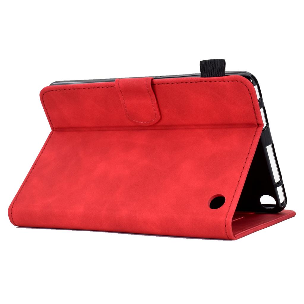 A7 Для Amazon Fire HD 10 (2023) Чехол для планшета Кожаный чехол с тиснением в виде цветов и бабочек со слотами для карт