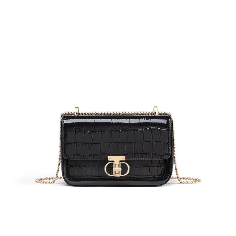 Crossbody Bag for Women 2025 Autumn Winter New Genuine Leather Women's Bag Trendy Hot-Selling Chain Shoulder Bag Box Bag