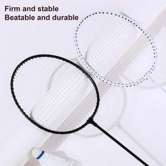 1 комплект ракеток для бадминтона, набор для взрослых, ракетка для бадминтона из сплава на 2 игрока с нескользящими ручками, профессиональное сменное оборудование для тренировок по бадминтону