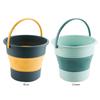 Переносное и складное пластиковое уличное ведро для воды, подходит для кемпинга на открытом воздухе, рыбалки и хранения воды.
