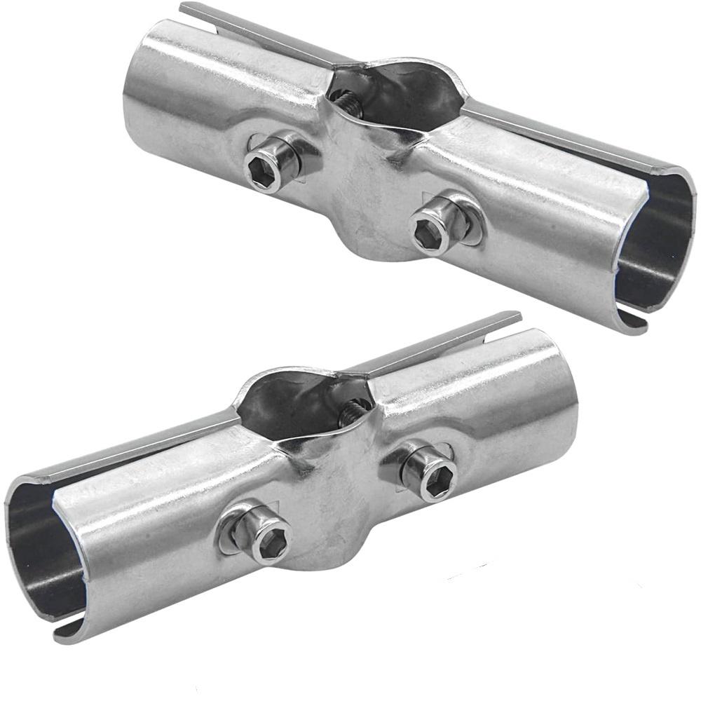 6 комплектов Т-образных зажимов, нержавеющая сталь, серебристый, трубные зажимы, внешний диаметр 1", 25 мм