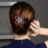 Девочки Женский Головной Убор Аксессуары для Волос Держатель для Хвоста Цветок Зажим-Уточка Стразы Заколка для Волос