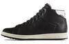 Adidas Originals StanSmith Abrasion Resistant Slip Resistant Mid top Skateboard Shoes Unisex Bright Black S80497