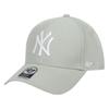 47 MVP Brand Name MLB New York Yankees NY Logo Street Style Unisex Stylish Baseball Cap with Velcro One Piece Cap, Men's/Women's, Closure, Gray,