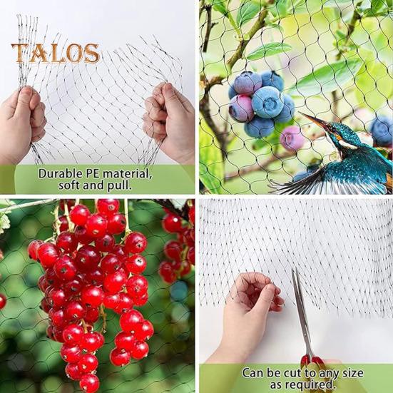 Чехол для прудовой сетки, ветрозащитный, устойчивый к ультрафиолетовому излучению, многофункциональный, легко устанавливаемый, прочный чехол для прудовой сетки с гвоздями для крепления в землю