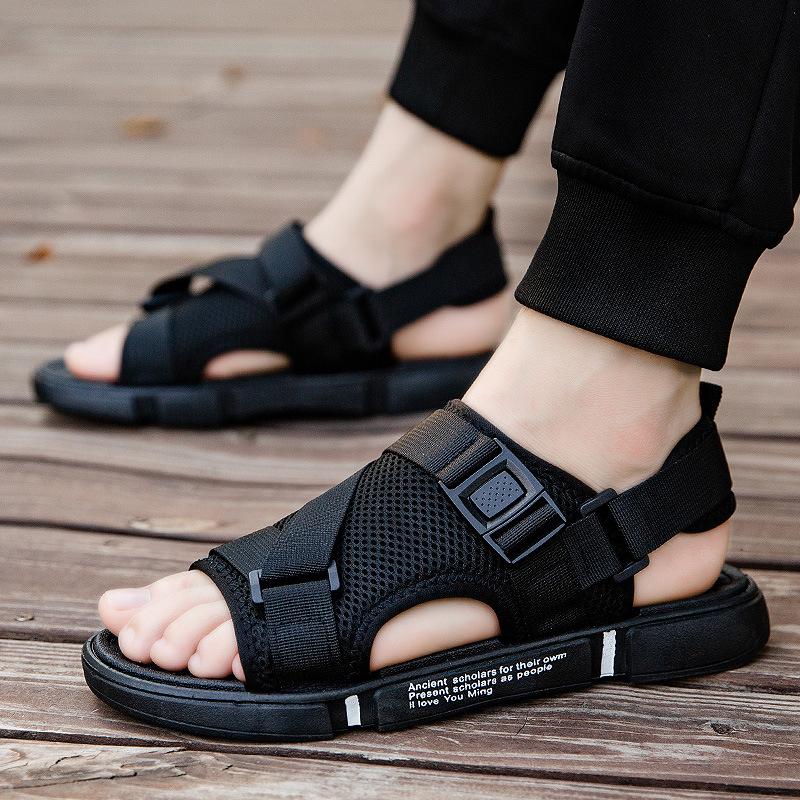 Outdoor Breathable Comfort Slip On Plus Size Open Shoes Casual Men Sandals Summer Shoes Sandal Mens PVC Sandalias