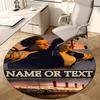 Personalized T-Titanic Round Chair Office Rug - Perfect for Mat, Office Chair & More - Ideal Gift for Birthdays and Holidays