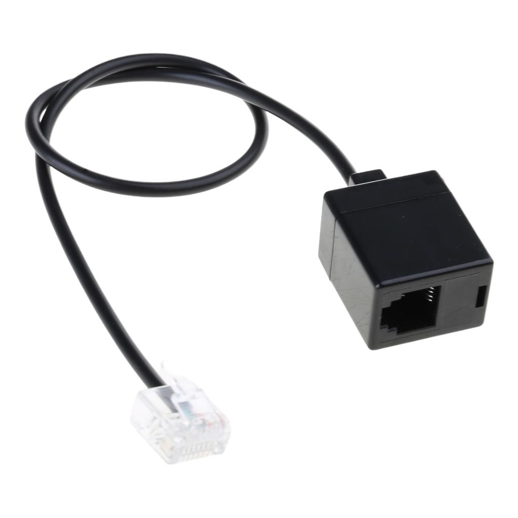 Network RJ45 To RJ11 Converter Cable Internet To Telephone Jack Adapter RJ45 To RJ11 Converter Adapter Cable 35cm