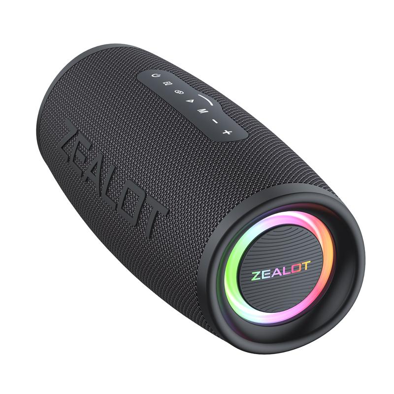 High Quality ZEALOT S56 Portable Speaker Waterproof Outdoor Wireless Speaker 40W Power Speaker
