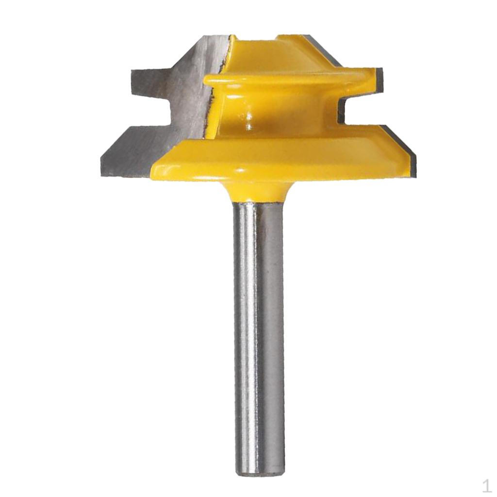 Durable 6mm Shank Woodworking Lock Miter Stock Joint Router Bit