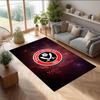 Sheffield United FC Printed Crystal Velvet Rug Non‑Slip Crystal Velvet Carpet For Sofa Bedroom Indoor Home Decoration
