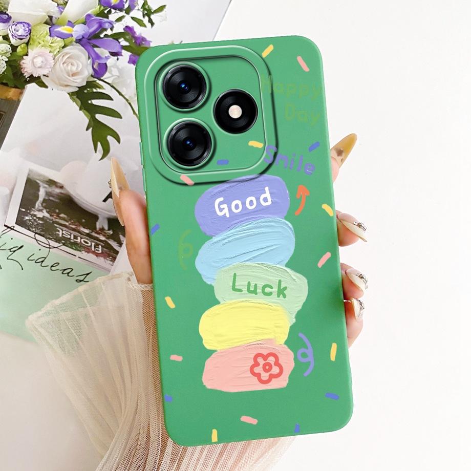 Роскошный модный чехол-картина для Tecno Spark 10 10C 10 PRO KI5k KI5q KI7, задняя крышка, жидкий силикон, мягкий бампер, противоударный