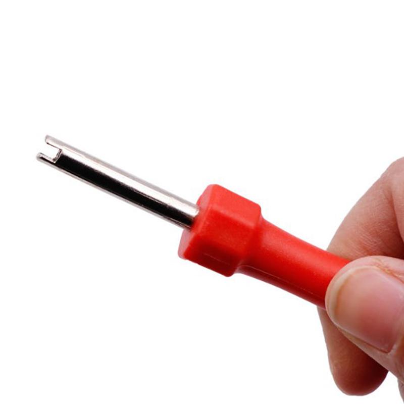 Инструменты для извлечения сердечника вентиля шины Ключ с пластиковой ручкой и железным покрытием