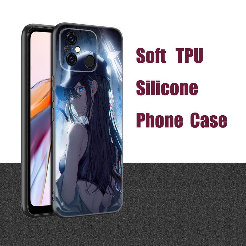 Игра Blue Archive Черный силиконовый чехол для телефона для Xiaomi Redmi 7A 8A 9A 10A 11A 9C 10C 12C 13C 11 Prime A1 A2 + 12 4G Note 9T 12R