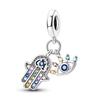 100 %925 Sterling Silver Colorful Zircon Life Tree Luminous Flower Charms Fit Bracelet Diy Jewelry Gifts 
