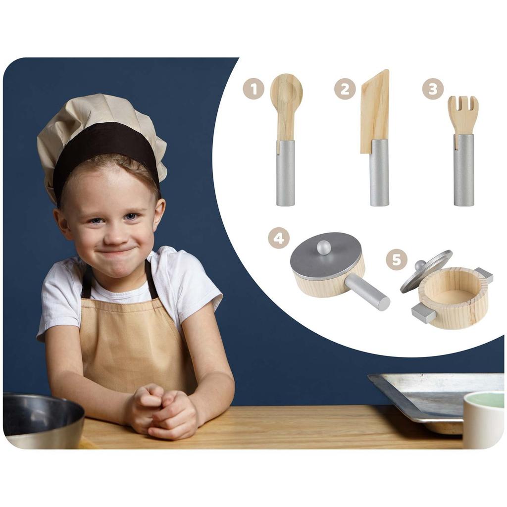 Wooden Kitchen For Children 60 X 30 X 85 Cm