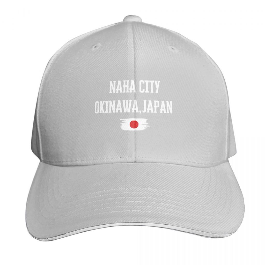 Naha City Okinawa Japan Design Japan Flag Design Karate Design Baseball Cap birthday sun caps Golf Women Unisexs