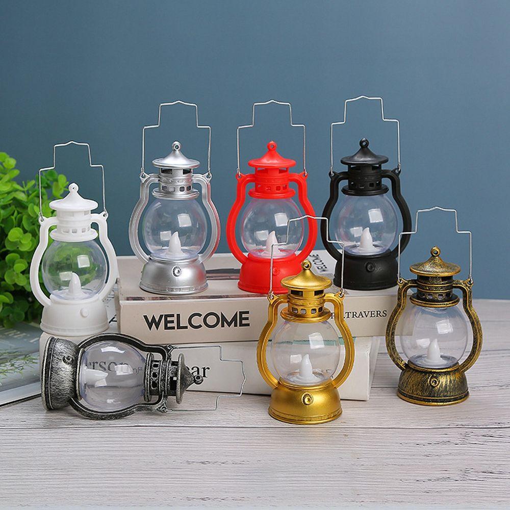 Party Party Supplies Ornament With Hanging Christmas Decoration Oil Lamp Pony Lantern Led Light