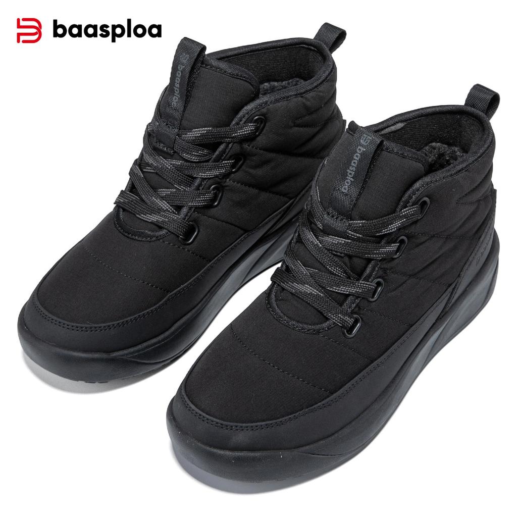 Women's Snow Boots Outdoor Waterproof Non-slip Warm Short Boots Women's Casual Hiking Shoes Cold-proof Boots Wool Lining Short Barrel Winter Boots