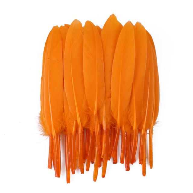 Natural Goose Feather 10-15cm Colorful Feather for Crafts DIY Jewelry Headress Carnival Dream Catcher Plumes Decor