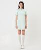 A Ben Mint Short Sleeve Collared Dress