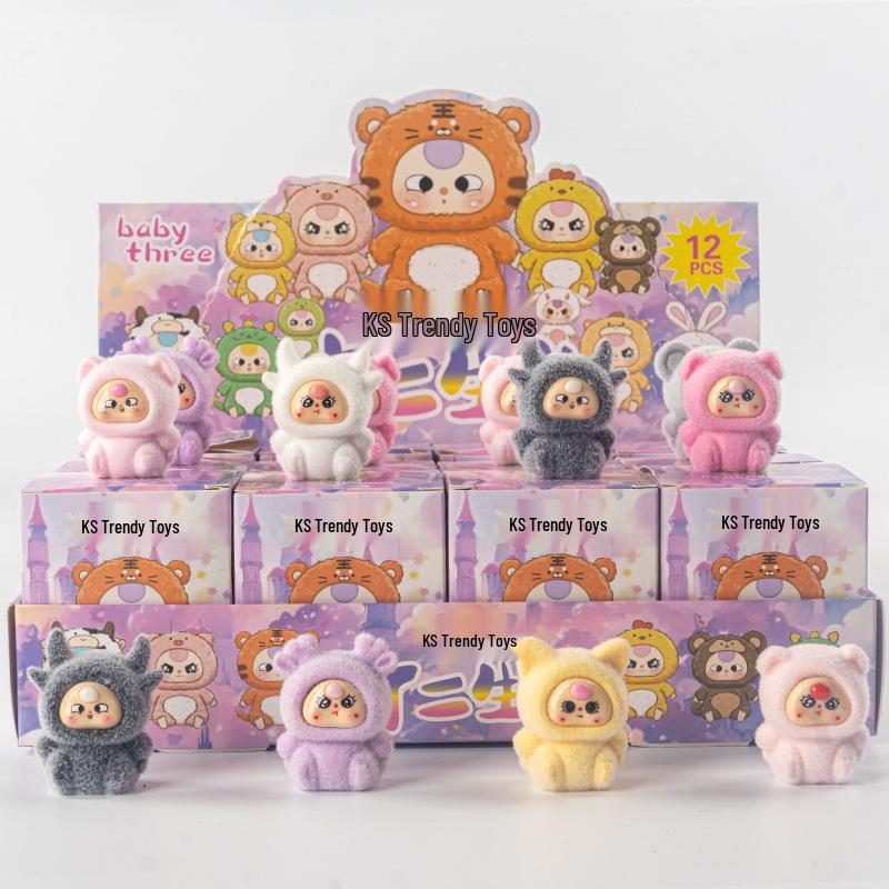 Популярная рождественская кукла Abubu от Pop Mart, елочное украшение, игрушка-сюрприз