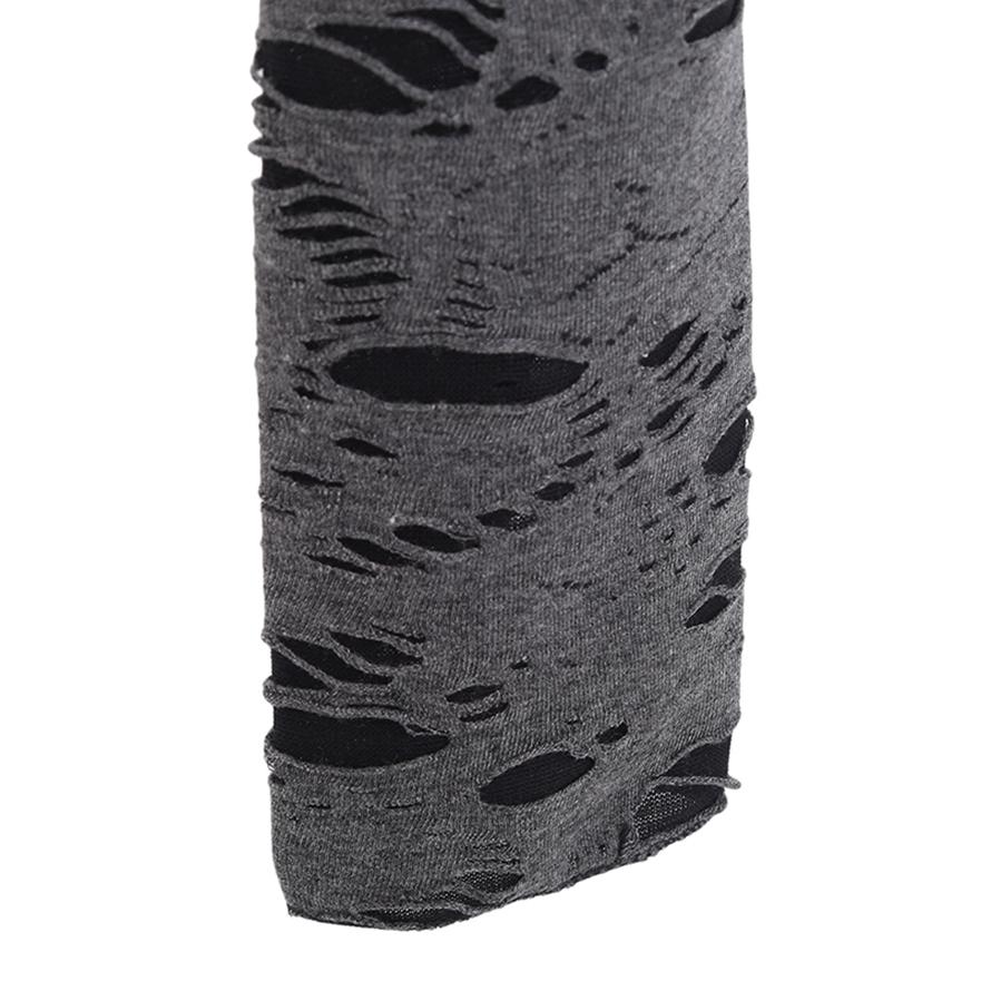 Punk Rock Gloves Creative Trendy Gothic Halloween Party Cosplay Costume Beggar Fingerless Ripped Gloves