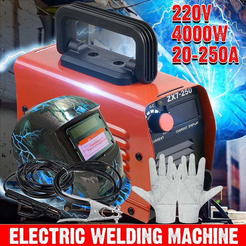 50 / 60Hz 4kw MMA ARC Portable Welding Machine 250A Inverter DC Welder Inverter