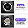 Car Start Switch Button Auto Decorative Diamond Stickers For Cadillac Escalade CTS ATS SRX XT4 XT5 XT6 STS XTS SLR CT4 CT5 CT6
