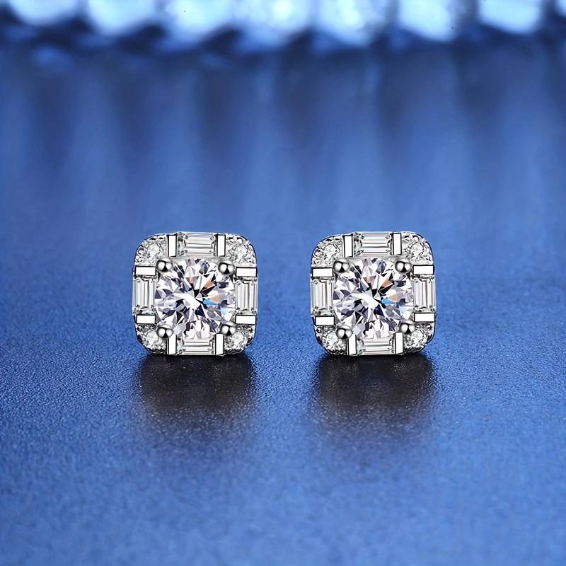 Танциз стерлингового серебра 925 пробы муассанит серьги серьги-капли для женщин подарки на свадьбу