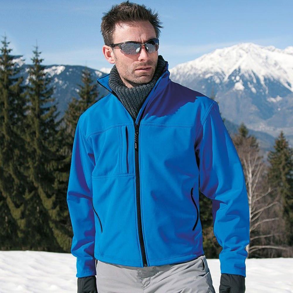 Result Mens Softshell Premium 3 Layer Performance Jacket (Waterproof, Windproof & Breathable)