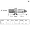 Tripod Spike 1/4 3/8 M8 Inch Camera Monopod Feet Screw Fixed Accessories