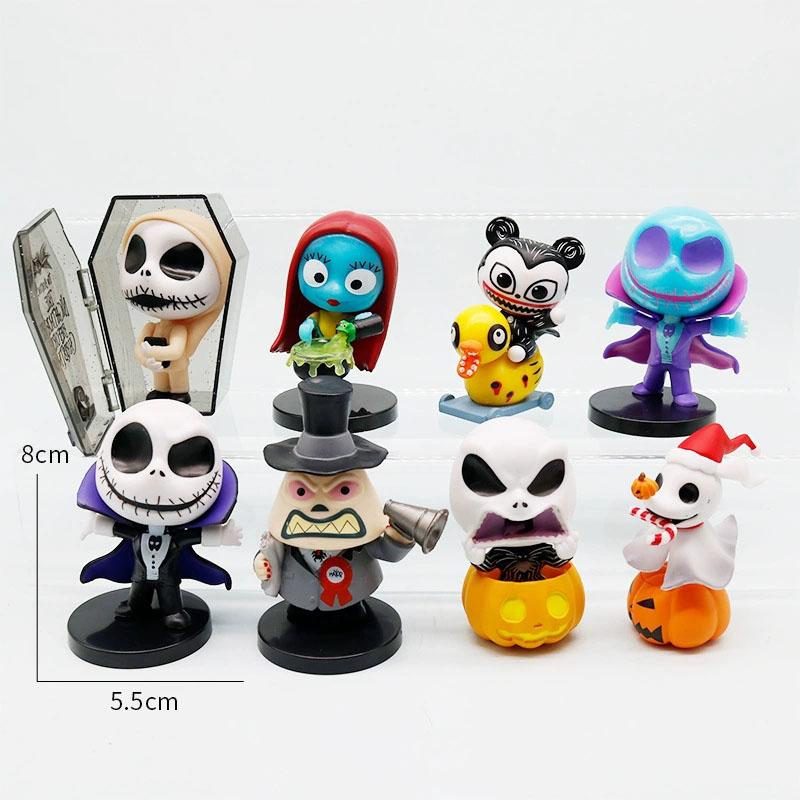 The Nightmare Before Christmas Blind Box Small Size PVC Model  Figures Jack Sally Dr. Collectible Figurine Doll Christmas Gifts