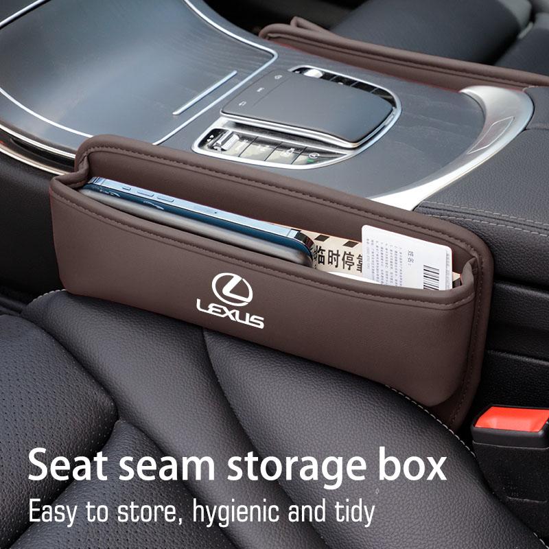 XBE2 Car Accessories Seat Gap Organizer Box Leak-proof Storage Bag For Lexus F SPORT ES RX NX LS UX LM LX GX LC RZ IS CT GS RC HS SC