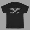 Мужская черная футболка с логотипом автомобиля Bentley Размеры от S до 5XL Унисекс футболка