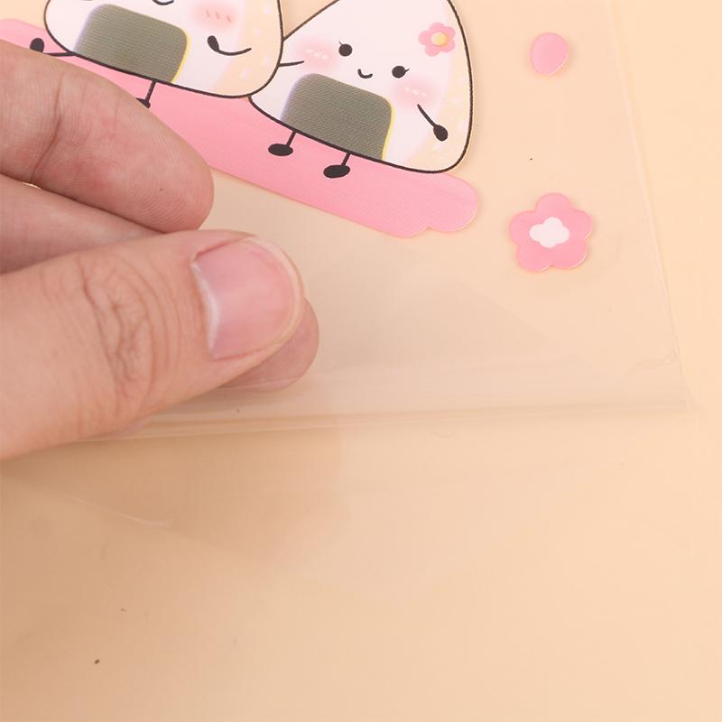 50 шт. милый мультфильм для треугольных рисовых шариков, упаковочная сумка, нори онигири, сумка для суши, форма для приготовления суши, аксессуары для бенто