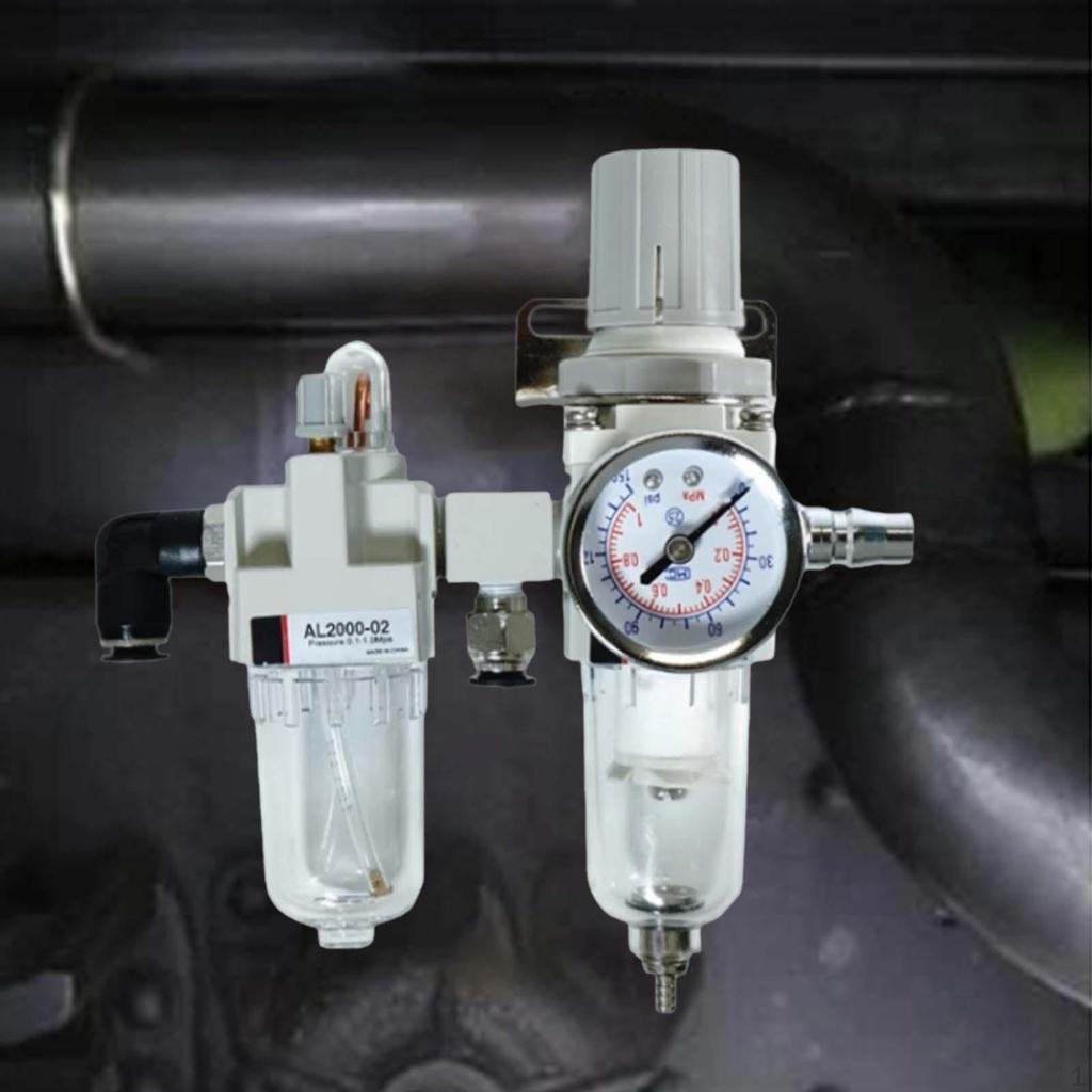 Oil Water Separator Auto Repair Equipment with Pressure Gauge Filter Parts Tire Dismounting