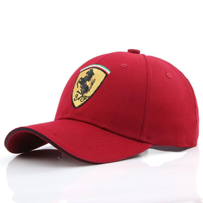 Fashion Men's And Women's Printed Embroidery Casual Sports Cap For Ferrari F1 Team GT4 GTB GTS F355 Modena F430 F488 F8 Tributo WMW1