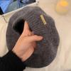 Корейская версия новой осенне-зимней беретки из кроличьего меха, женская ретро британская шляпа художника, модная и универсальная шляпа, подчеркивающая лицо