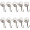 Homion Magnetic Hooks,20mm,10-Pack,Stainless Steel