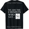 Chemistry Science Periodic Table Laboratory Science T Shirts Men Cotton Humor Streetwear Tee Shirt Short Sleeve Loose Clothing