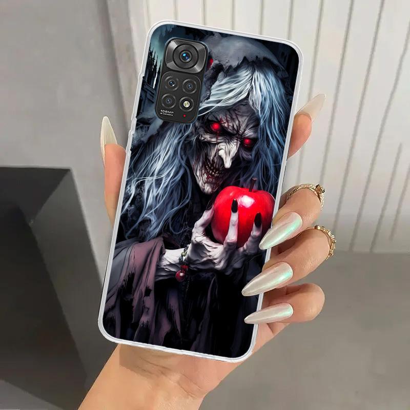 Чехол для телефона на Хэллоуин Лунная Ведьма Ужасы для Xiaomi Redmi Note 15 14 14S 13 12S 12 Pro 11S 11 Plus 11T 11E 10S Мягкий Чехол Принт Sh